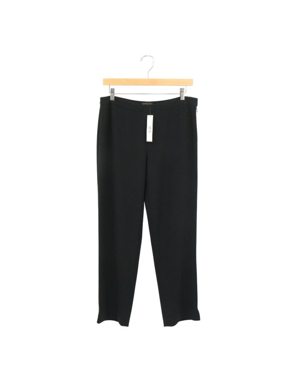 NWT Donna Karan Signature Flat Front Wool Dress Pants 10